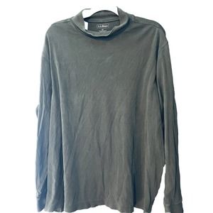 LL BEAN FOREST GREEN LONG SLEEVE SHIRT FOR MEN SIZE XL